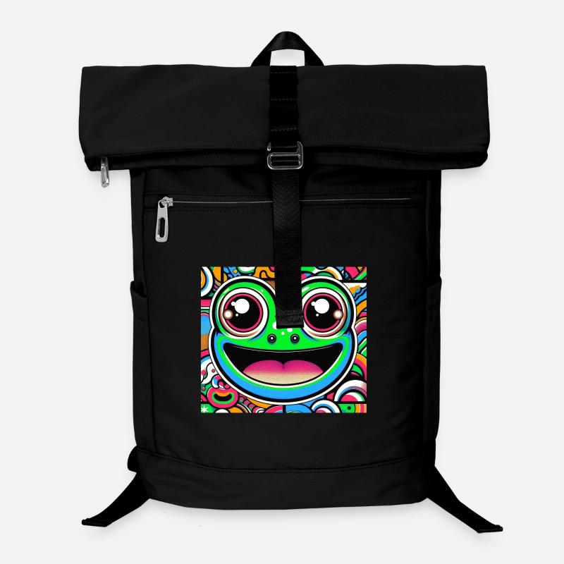 Frog Pop Art Laptop Backpack