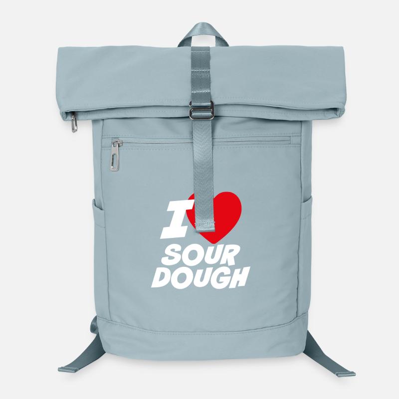 Ich liebe Sauerteig Laptop-Rucksack 