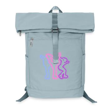 Rollschuhe Roller Skates Silhouetten Rollschuh - Laptop-Rucksack  - Eisblau - Vorne