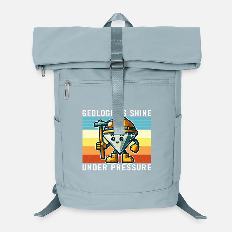 Geologists Under Pressure Cartoon Diamond Laptop Backpack
