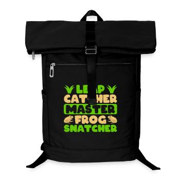 Frog Catcher Leap Catcher Master Snatcher Frog - Laptop Backpack - black - Front