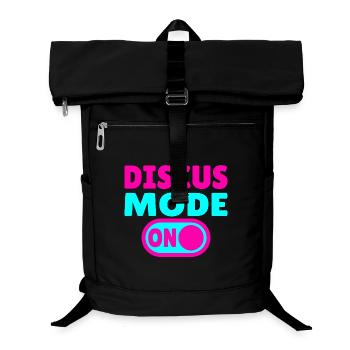 Discus Mode ON - Discus Thrower - Laptop Backpack - black - Front