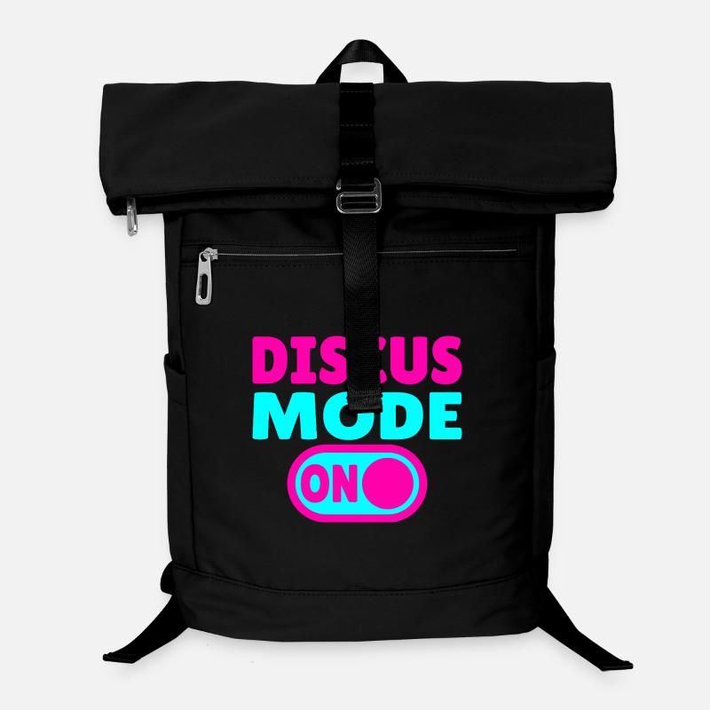 Discus Mode ON - Diskuswerfer Laptop-Rucksack 
