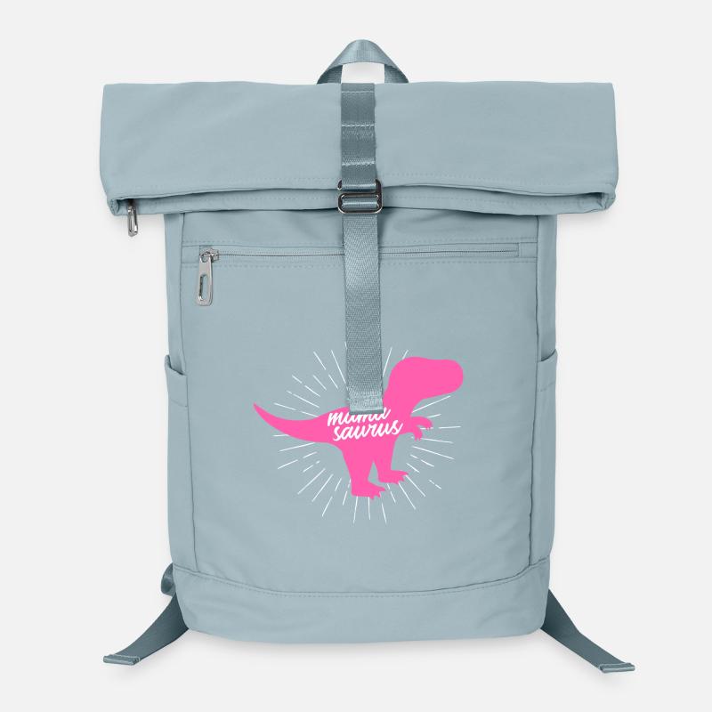 Cadeau Silhouette Rose du Dinosaure Mamasaurus T-Rex Sac à dos ordinateur
