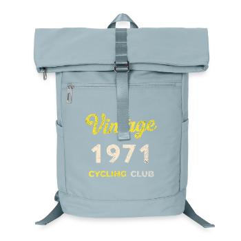 Vintage 1971 – Cycling Club Retro Geburtsjahr - Laptop-Rucksack  - Eisblau - Vorne