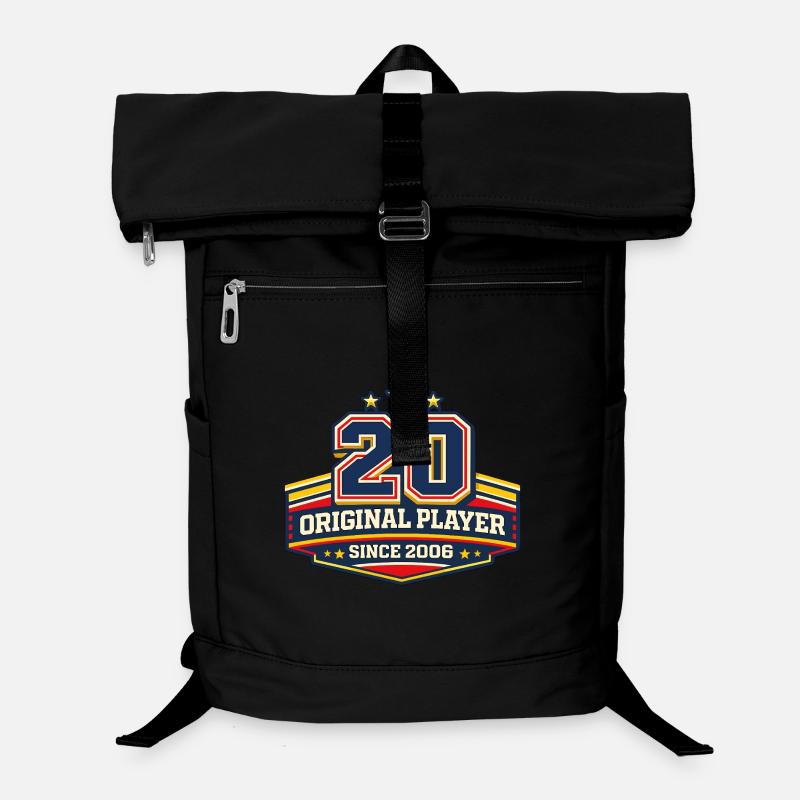 Original Spieler 20 Abzeichen Retro Laptop-Rucksack 