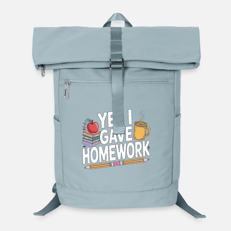 High School Teacher Yes I Gave Homework Education Sac à dos ordinateur
