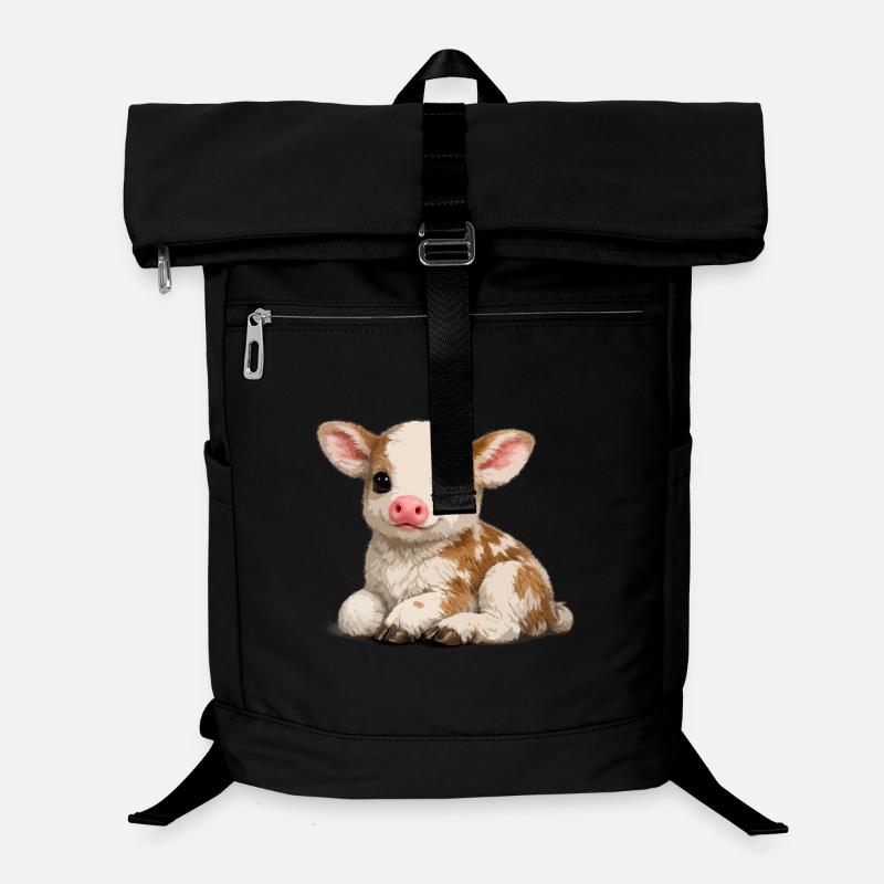 Petit peluchon mignon pour veau Sac à dos ordinateur