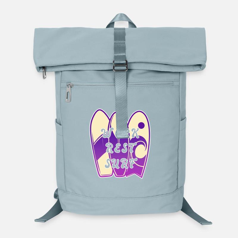 Surfing Spruch Design Laptop-Rucksack 