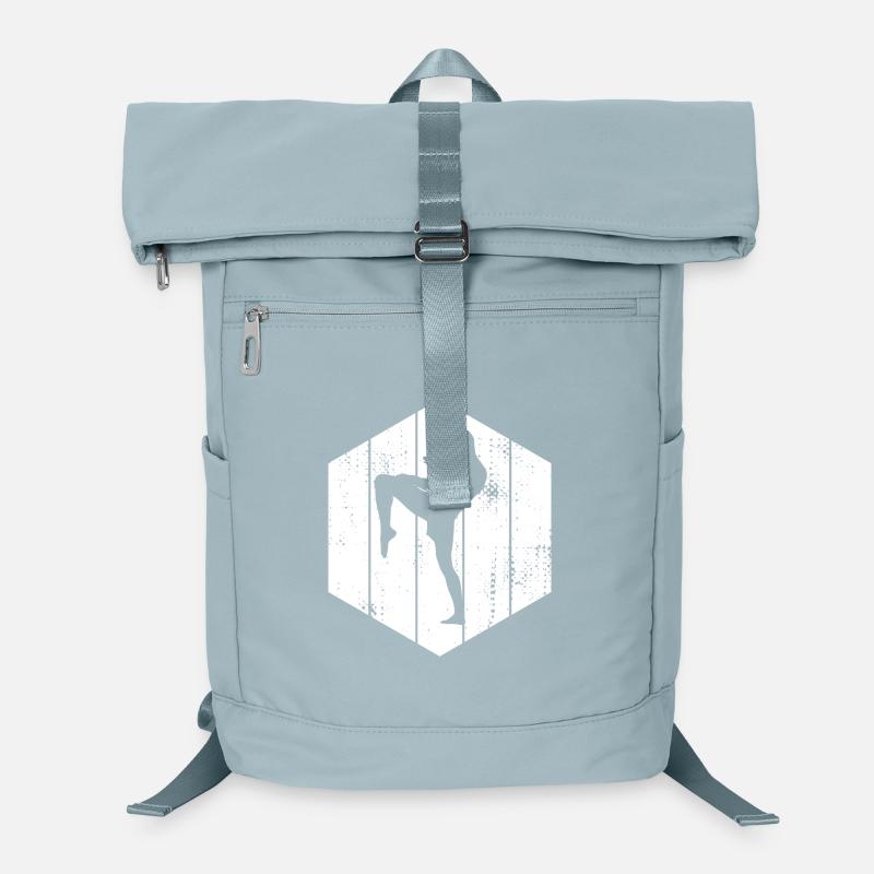 Kickboxer Zeichnung Laptop-Rucksack 