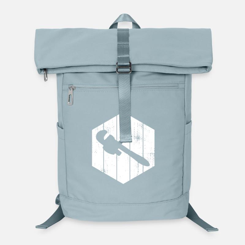Pipe Wrench Sketch Laptop Backpack