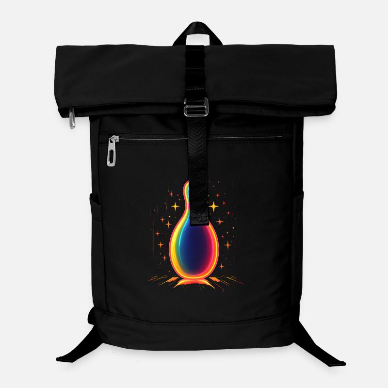Retro Bowling Pin Laptop-Rucksack 