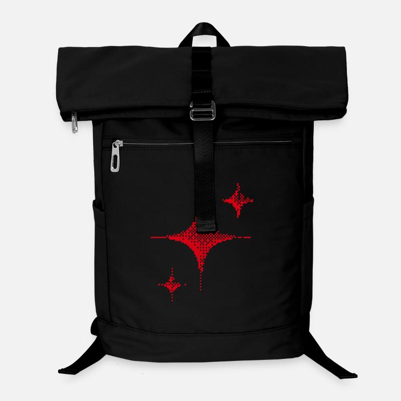 Red Spark Minimal Laptop Backpack