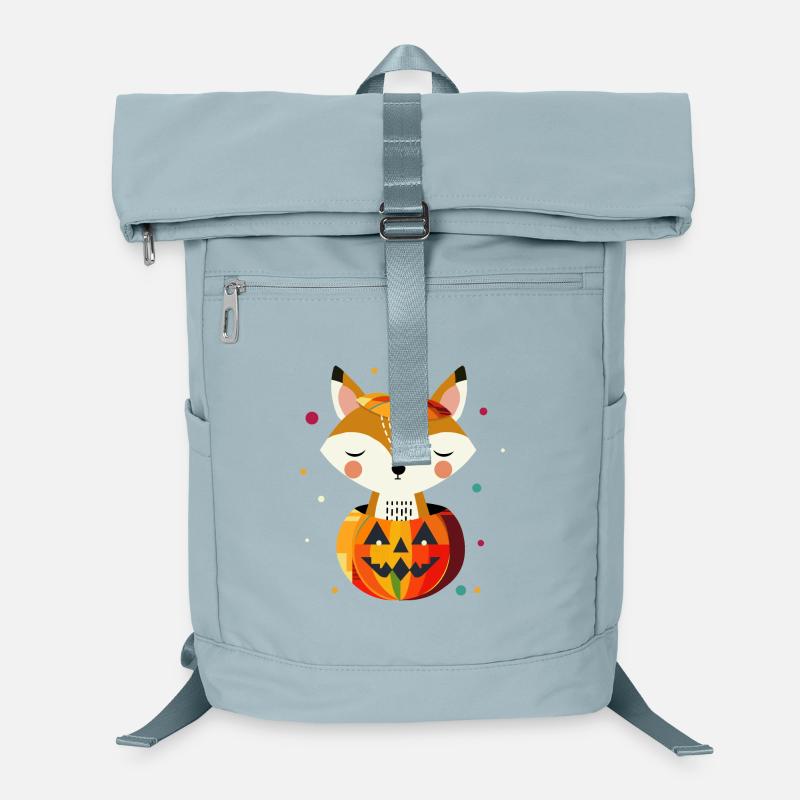Halloween Pumpkin & Fox for Happy Halloween Laptop Backpack