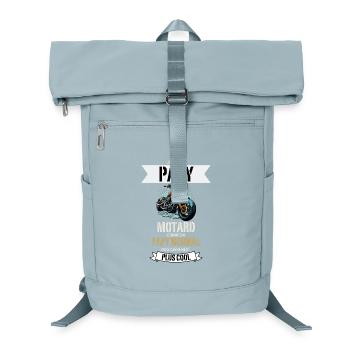 Papy Motard Plus Cool - Sac à dos ordinateur - bleu glacier - Devant