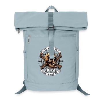 Skull and Bones Pirate - Laptop Backpack - ice blue - Front