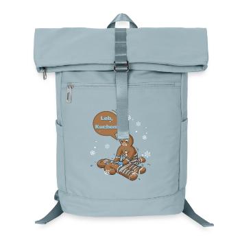 Leb, Kuchen! Winter Gingerbread Duo - Laptop-Rucksack  - Eisblau - Vorne