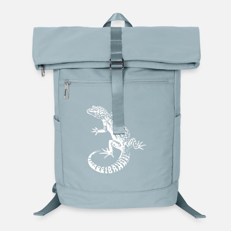 Gecko Léopard Gecko Contraste Sac à dos ordinateur
