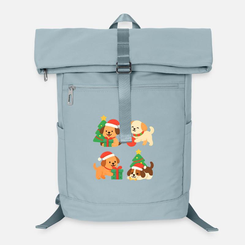 Weihnachtshunde mit Geschenken Laptop-Rucksack 