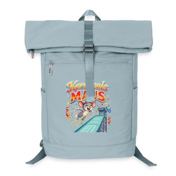 Carnival Mouse Ski Jumping Funny - Laptop Backpack - ice blue - Front