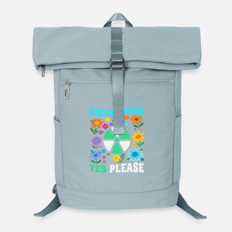 Nuclear power yes with flowers please Laptop Backpack