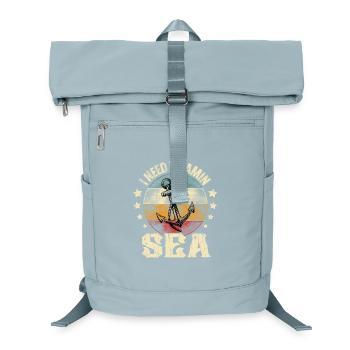 Voilier Bateau à moteur Sailor Ship Captain Anchor - Sac à dos ordinateur - bleu glacier - Devant