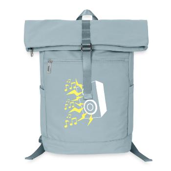 Speaker and music - Laptop Backpack - ice blue - Front