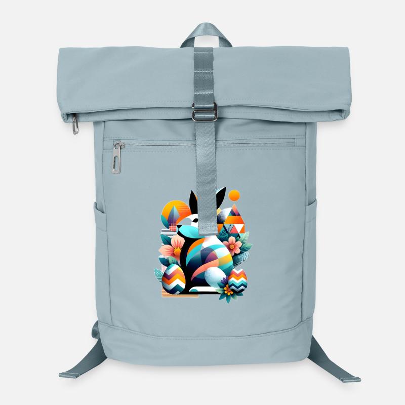 Graphismes de Pâques modernes Sac à dos ordinateur