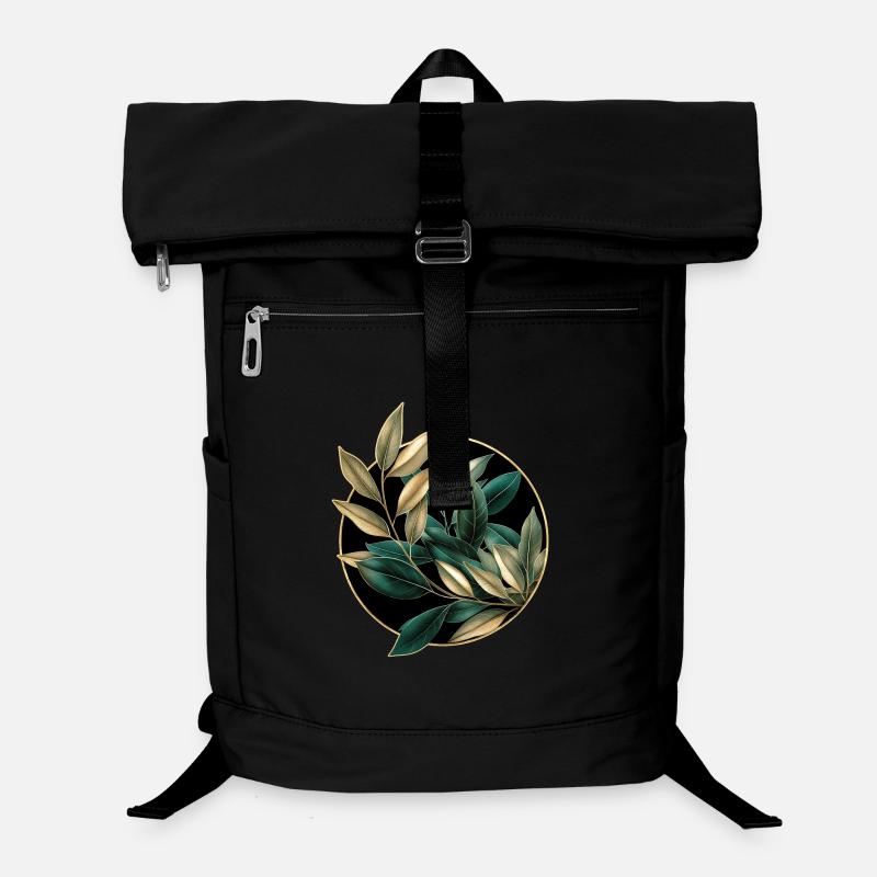 Plantes élégantes - Sac à dos ordinateur - noir