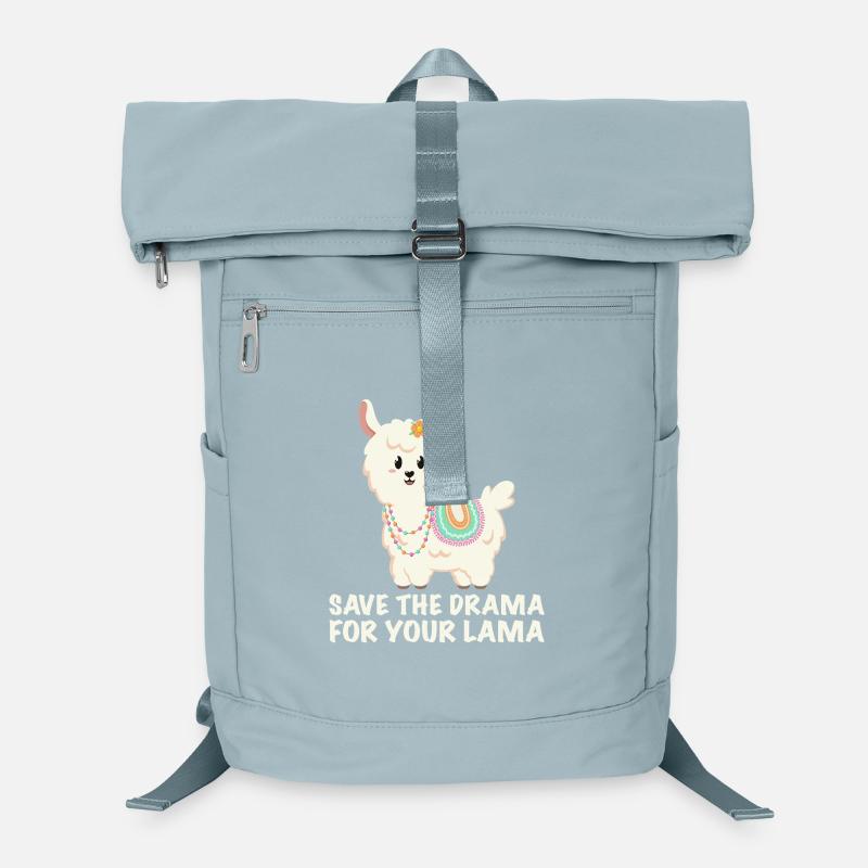 Save the drama for your lama Laptop Backpack