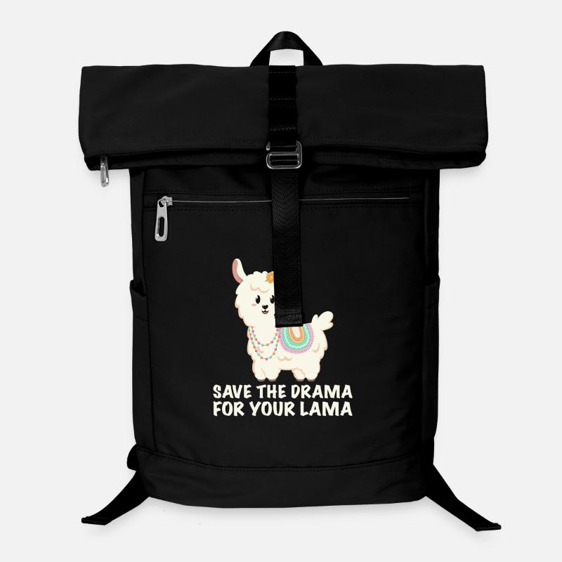Gardez le drame pour votre lama - Sac à dos ordinateur - noir
