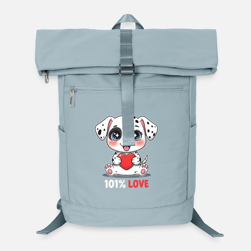 101 % Amour Chiot Dalmatien Sac à dos ordinateur