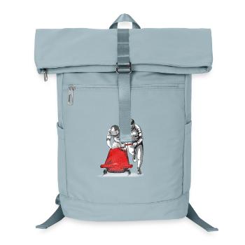 Bobsledder pushing at the start - Laptop Backpack - ice blue - Front