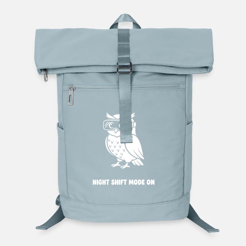 Nachtmodus Eule mit VR-Brille Laptop-Rucksack 
