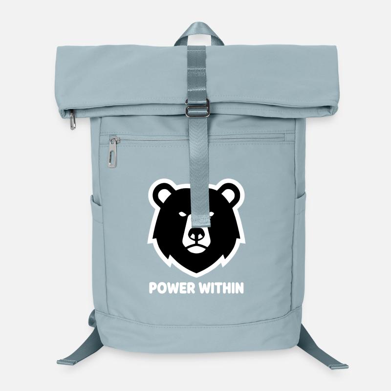 Le pouvoir dans la tête d’ours Sac à dos ordinateur