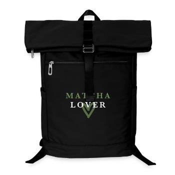 Amoureux du Matcha Cœur Vert - Sac à dos ordinateur - noir - Devant
