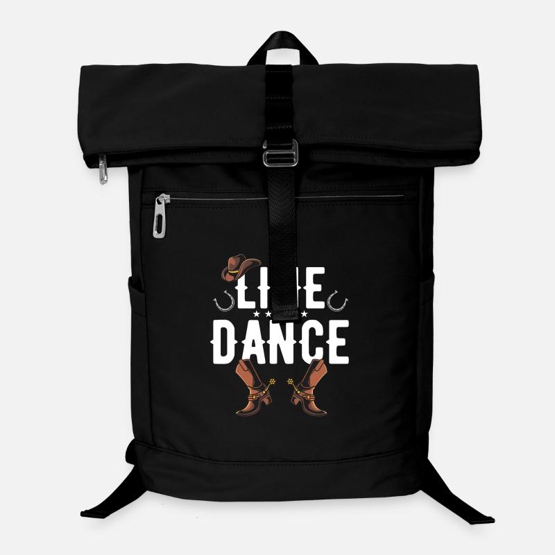 Danse en ligne - Sac à dos ordinateur - noir