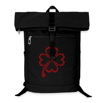 Conception de trèfle - Sac à dos ordinateur - noir - Devant