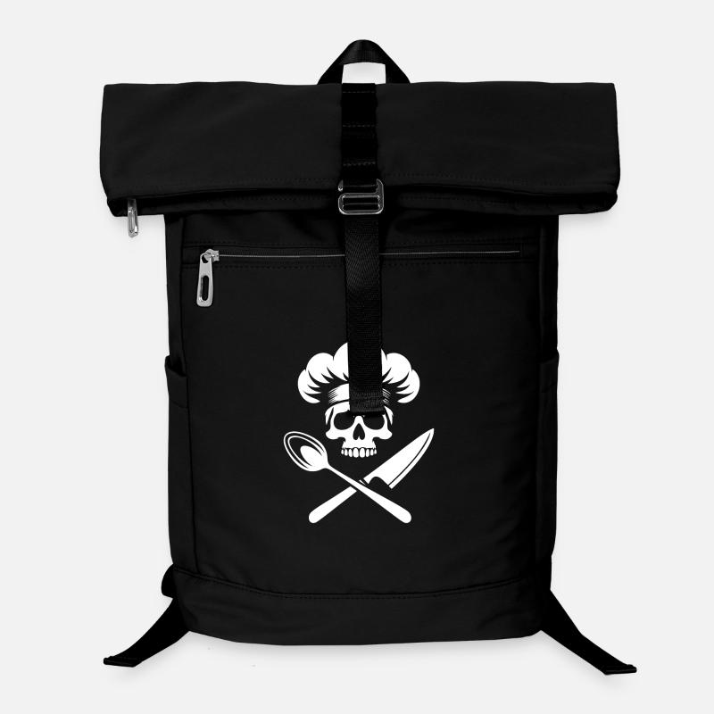 chef pirate cuisinier - Sac à dos ordinateur - noir