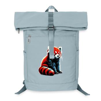 Kleiner Panda - Laptop-Rucksack  - Eisblau - Vorne