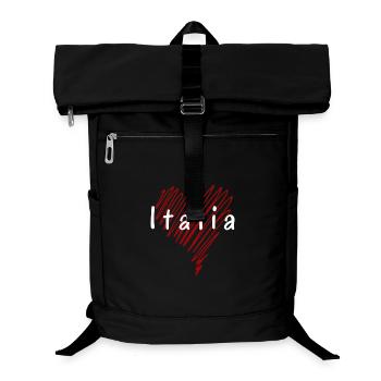 Ich liebe Italien, italienischen Stolz - Laptop-Rucksack  - Schwarz - Vorne