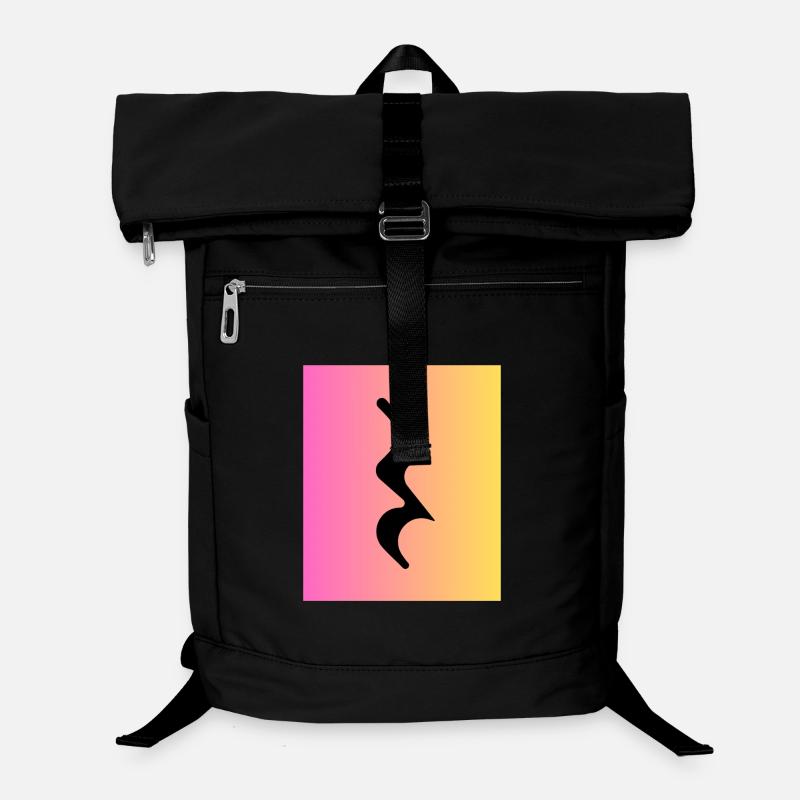 Quarter break Musical sign in color Laptop Backpack
