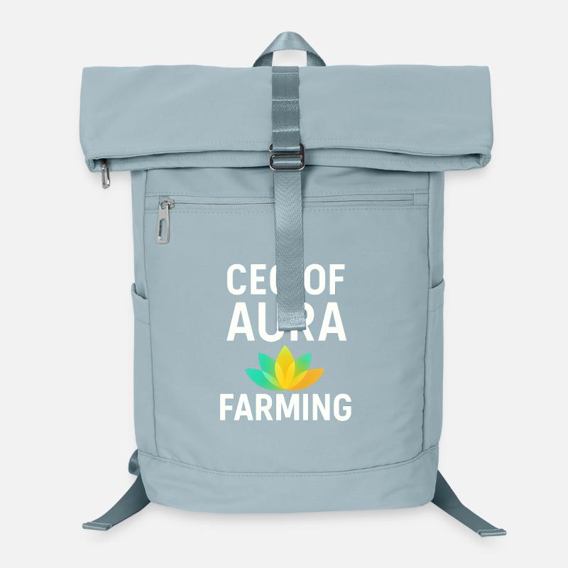 PDG d’aura farming Dicton drôle Sac à dos ordinateur