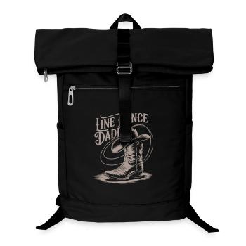 Line Dance Daddy - Laptop-Rucksack  - Schwarz - Vorne