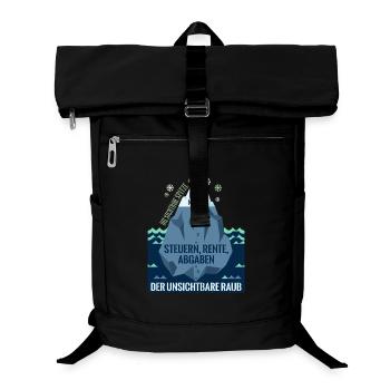 Die Sichtbare Spitze Mein Netto Eisberg Steuern - Laptop-Rucksack  - Schwarz - Vorne