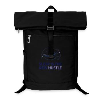 Sleep Is The New Hustle - Laptop Backpack - black - Front