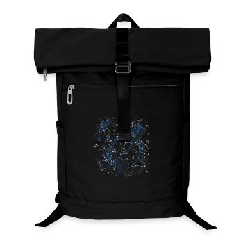Stern Karte - Laptop-Rucksack  - Schwarz - Vorne