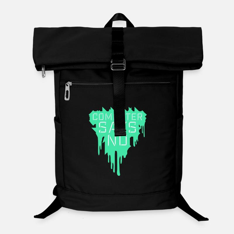 Computer Says No Funny Programmer Nerd Technique Laptop Backpack