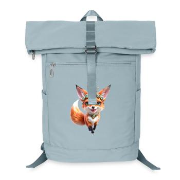 Jewel's Majestic Fox - Laptop Backpack - ice blue - Front