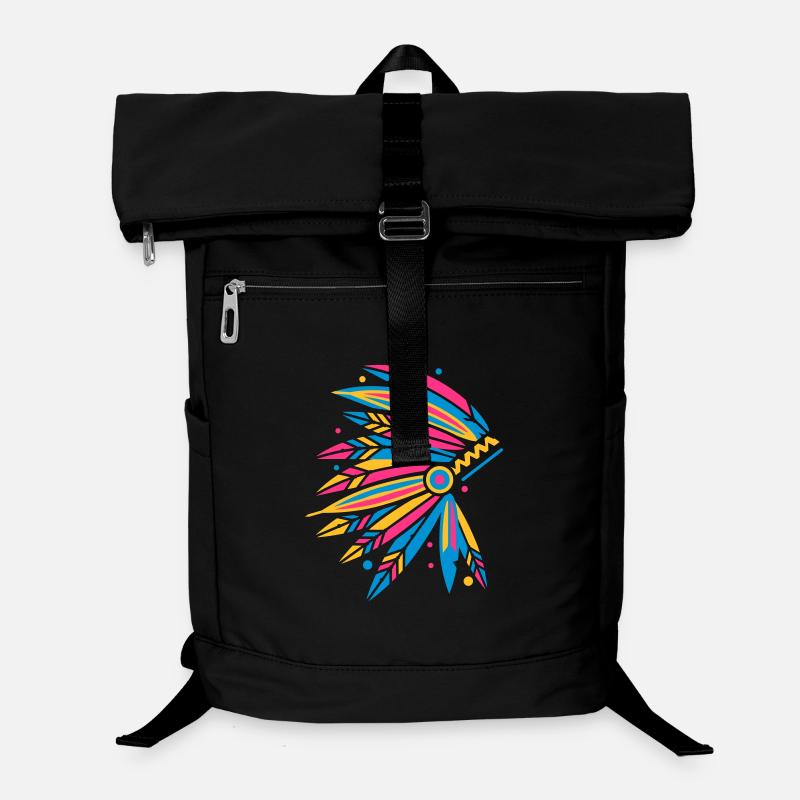 Kopfschmuck Häuptling Laptop-Rucksack 